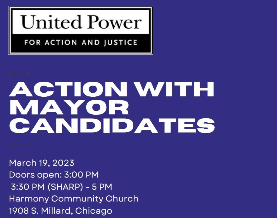 Forum with Mayoral candidates for Chicago